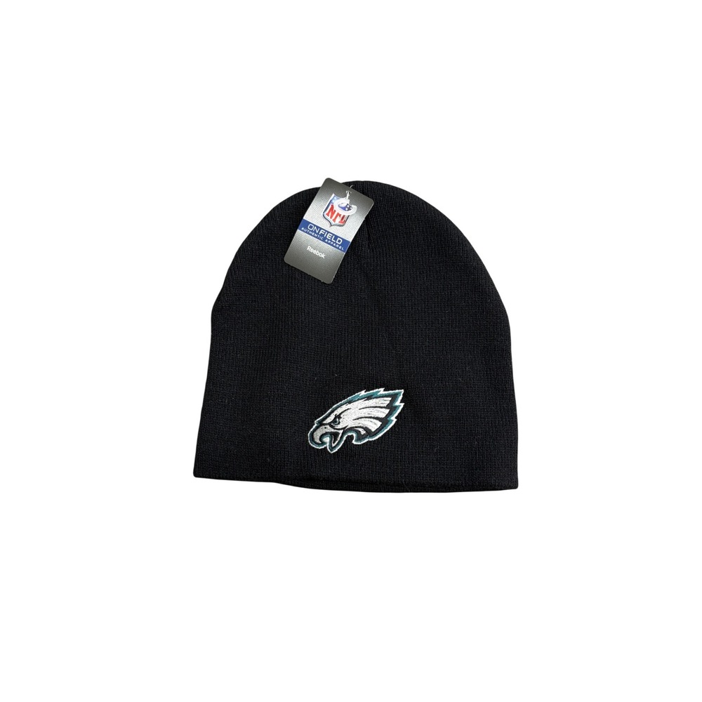 Reebok NFL Philadelphia Eagles American Red Cross Beanie Hat Black New With Tags
